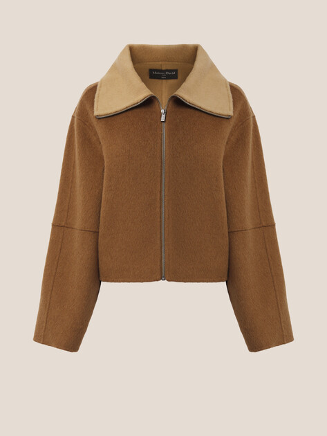 Женская куртка MAISON DAVID, Артикул GZ24610, коричневый | 4537537. Ракурс 6