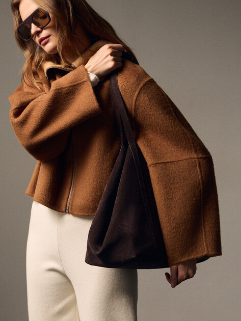 Женская куртка MAISON DAVID, Артикул GZ24610, коричневый | 4537537. Ракурс 5