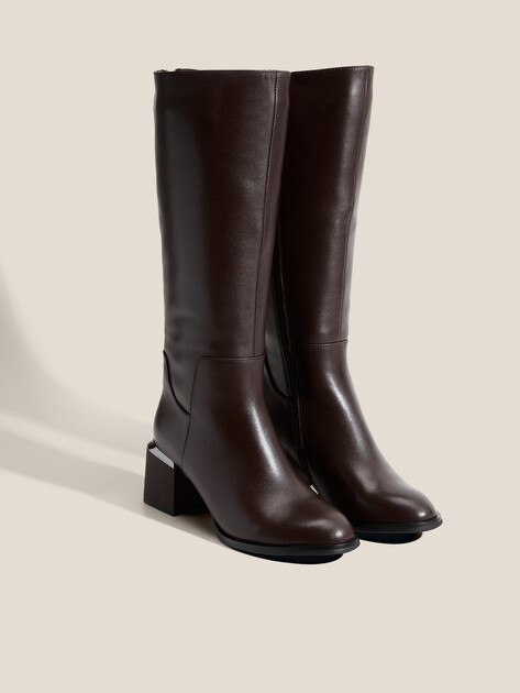 Женские сапоги TENDANCE, Артикул TE-74-1, темно-коричневый | 4538096. Ракурс 2