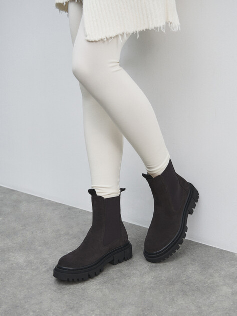 Женские челси TENDANCE, Артикул GLC8496-01, коричнево-серый | 4539389. Ракурс 6