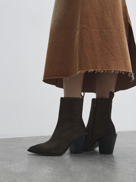 Казаки TENDANCE, Артикул GLC8493-01, зелено-коричневый | 4539446. Ракурс 5