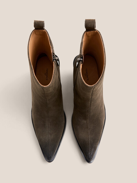 Казаки TENDANCE, Артикул GLC8493-01, зелено-коричневый | 4539446. Ракурс 4