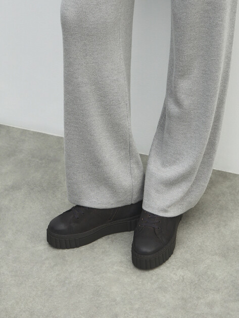 Женские высокие кеды TENDANCE, Артикул GLC8491-01, темно-коричневый | 4540324. Ракурс 6