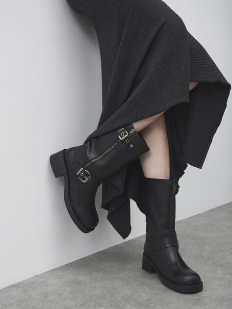 Женские полусапоги TENDANCE, Артикул GLC5043-01, черный | 4541298. Ракурс 6