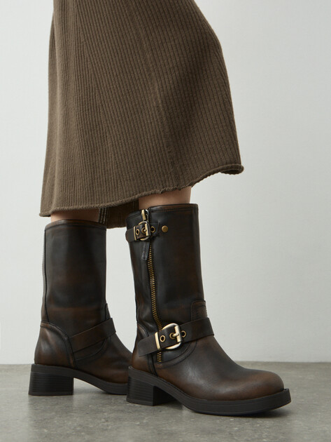 Женские полусапоги TENDANCE, Артикул GLC5043-01, темно-коричневый | 4541327. Ракурс 6