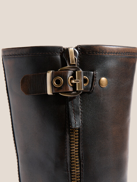 Женские полусапоги TENDANCE, Артикул GLC5043-01, темно-коричневый | 4541327. Ракурс 3