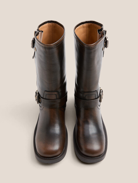 Женские полусапоги TENDANCE, Артикул GLC5043-01, темно-коричневый | 4541327. Ракурс 4