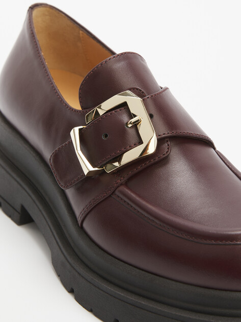 Женские лоферы GIOVANNI FABIANI, Артикул W25113, бордовый | 4545230. Ракурс 6
