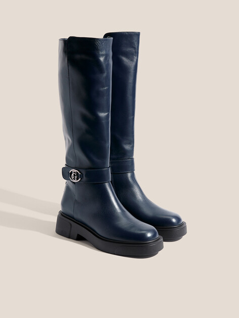 Женские сапоги GIOVANNI FABIANI, Артикул W25158, темно-синий | 4546746. Ракурс 2