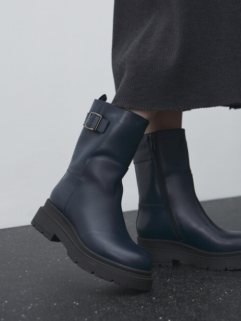 Женские полусапоги GIOVANNI FABIANI, Артикул W25109, темно-синий | 4547183. Ракурс 6