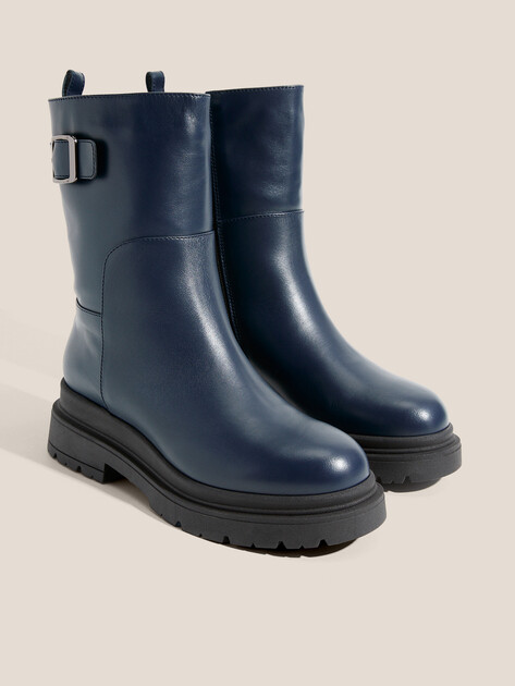 Женские полусапоги GIOVANNI FABIANI, Артикул W25109, темно-синий | 4547183. Ракурс 2