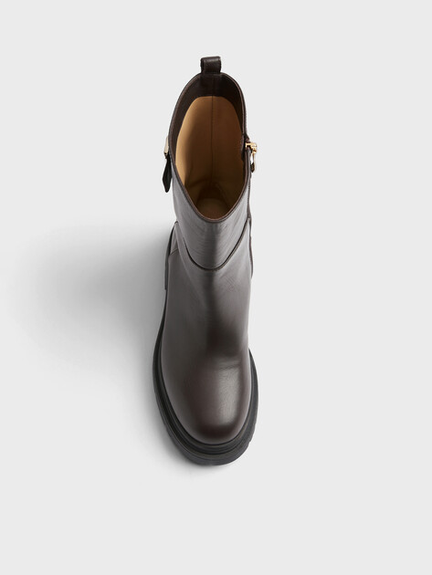 Женские полусапоги GIOVANNI FABIANI, Артикул W25109, темно-коричневый | 4547199. Ракурс 4