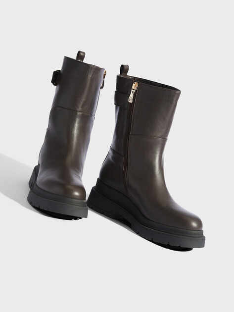 Женские полусапоги GIOVANNI FABIANI, Артикул W25109, темно-коричневый | 4547199. Ракурс 5