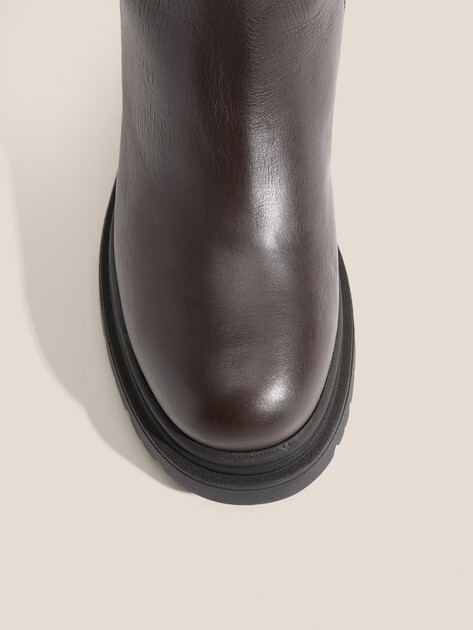 Женские полусапоги GIOVANNI FABIANI, Артикул W25109, темно-коричневый | 4547215. Ракурс 3