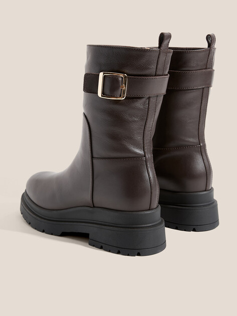 Женские полусапоги GIOVANNI FABIANI, Артикул W25109, темно-коричневый | 4547215. Ракурс 5