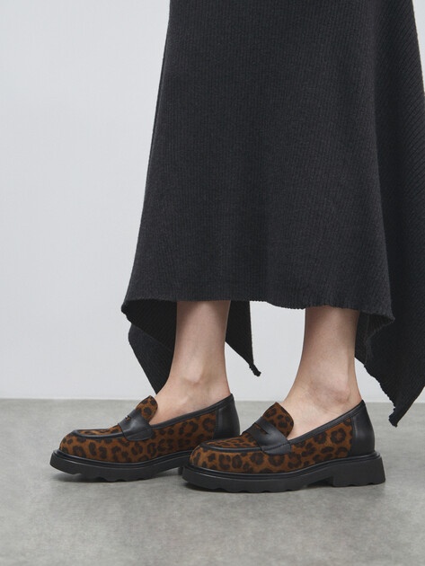 Женские лоферы GIOVANNI FABIANI, Артикул W25114, леопардовый принт | 4548058. Ракурс 6