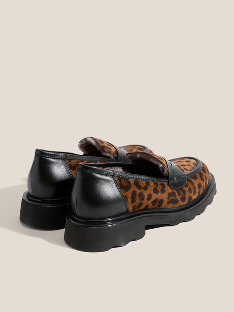 Женские лоферы GIOVANNI FABIANI, Артикул W25114, леопардовый принт | 4548058. Ракурс 5