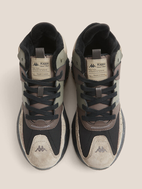 Мужские высокие кроссовки KAPPA GIUSTO MID WNTR M, Артикул 130323, хаки | 4549032. Ракурс 4