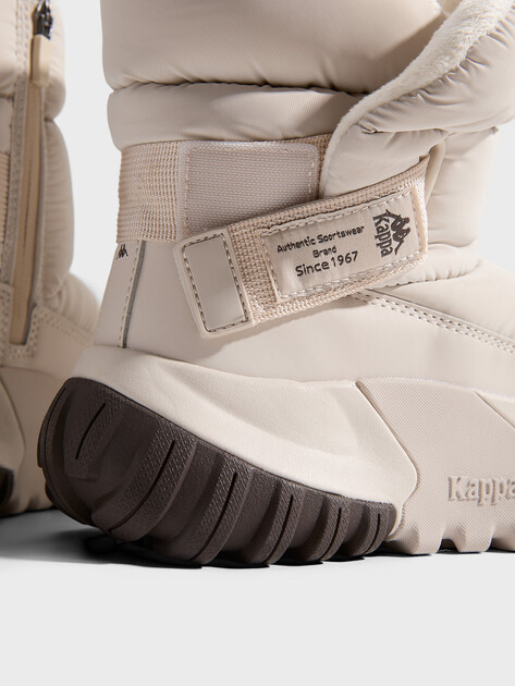 Женские дутики KAPPA GIUSTO MID PUFFY WNTR W, Артикул 137595, молочно-бежевый | 4549144. Ракурс 3