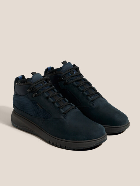 Мужские высокие кроссовки GEOX U AERANTIS 4X4 B ABX, Артикул U36APA, темно-синий | 4550614. Ракурс 2