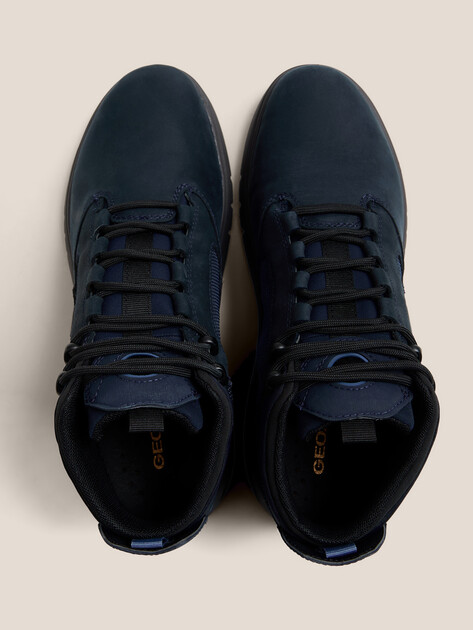 Мужские высокие кроссовки GEOX U AERANTIS 4X4 B ABX, Артикул U36APA, темно-синий | 4550614. Ракурс 4