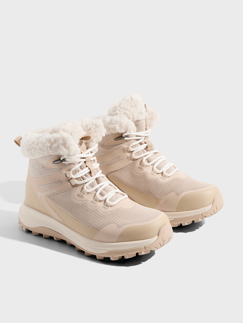 Женские высокие кроссовки OUTVENTURE Twinkle mid W, Артикул 137132, бежевый | 4550885. Ракурс 2