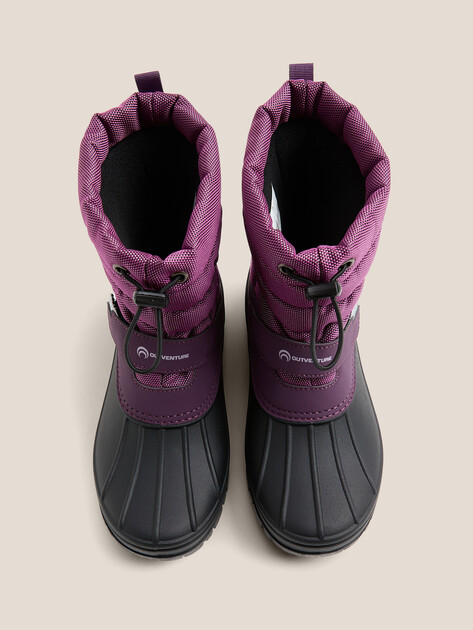 Детские дутики OUTVENTURE WINNER 4 G, Артикул 136378, фиолетовый | 4550986. Ракурс 4