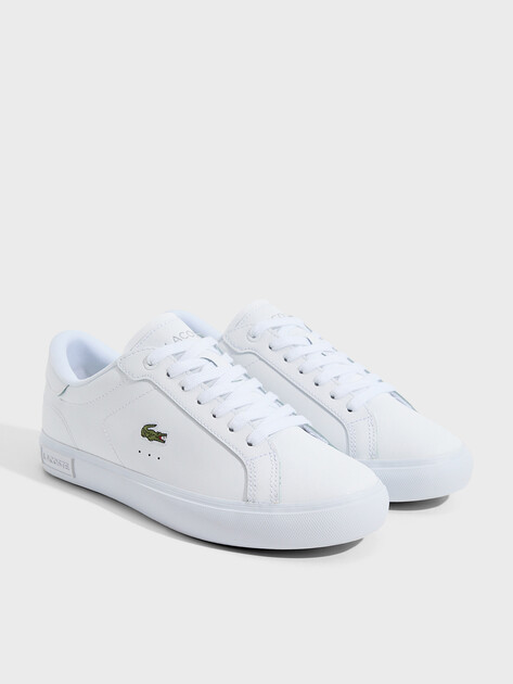 Женские кеды LACOSTE POWERCOURT 125 2 SFA, Артикул 749SFA0086, белый | 4552253. Ракурс 2