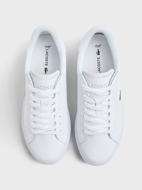 Женские кеды LACOSTE POWERCOURT 125 2 SFA, Артикул 749SFA0086, белый | 4552253. Ракурс 4
