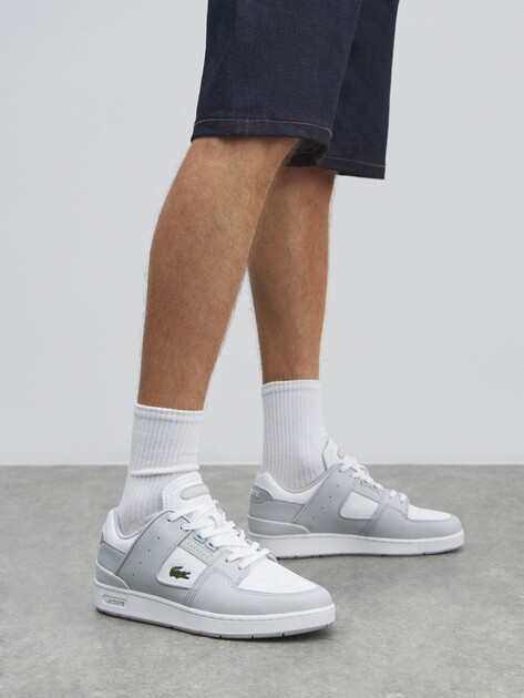 Мужские кеды LACOSTE COURT CAGE 125 1 SMA, Артикул 749SMA0037, бледно-серый | 4552342. Ракурс 6