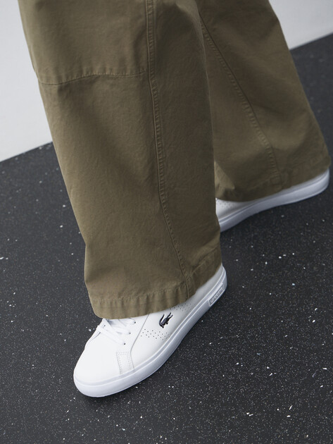 Мужские кеды LACOSTE POWERCOURT 2.0 225 1 SMA, Артикул 750SMA0148, белый | 4553368. Ракурс 6