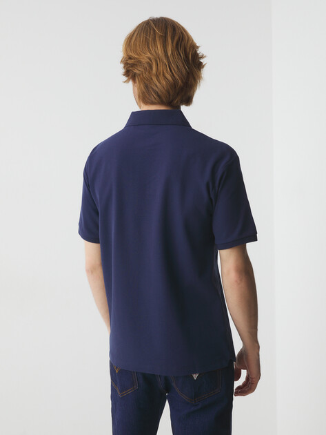 Мужское поло MAISON DAVID, Артикул ST600-4, ночной синий | 4553653. Ракурс 4