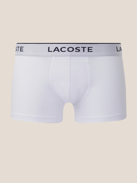 Мужские трусы 3 шт. LACOSTE, Артикул 5H9002, белый | 4553801. Ракурс 2