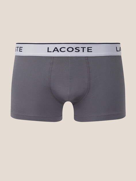 Мужские трусы 3 шт. LACOSTE, Артикул 5H9002, серый | 4553815. Ракурс 2 Мужские трусы 3 шт. LACOSTE, Артикул 5H9002, серый | 4553815. Ракурс 2