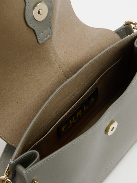 Женская сумка  FURLA, Артикул FURLA FLOW M TOP HANDLE, зеленовато-серый | 4553840. Ракурс 5