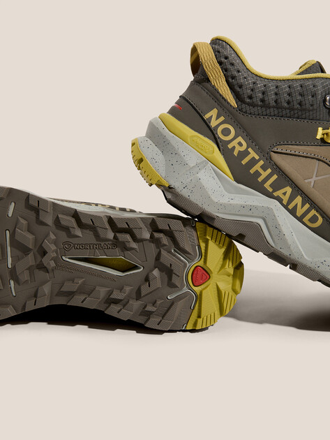 Мужские кроссовки для хайкинга/треккинга NORTHLAND Swifthike Mid Ltr, Артикул 129562, хаки | 4554043. Ракурс 3