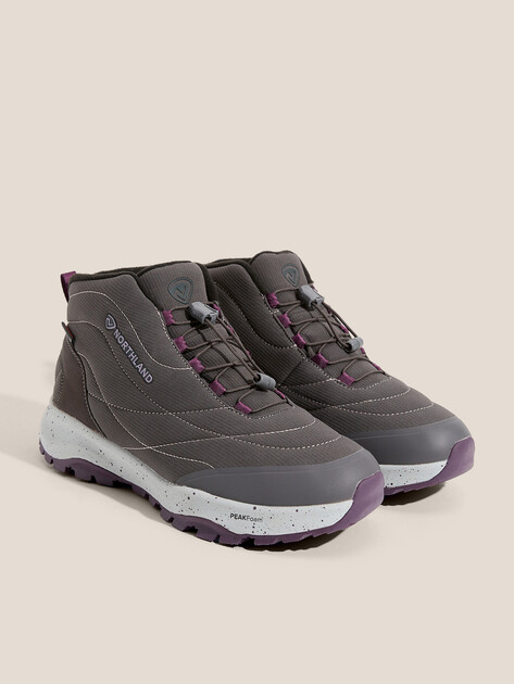 Женские кроссовки для хайкинга/треккинга NORTHLAND Fels Nylon Mid W Term, Артикул 135662, коричневато-серый | 4554091. Ракурс 2