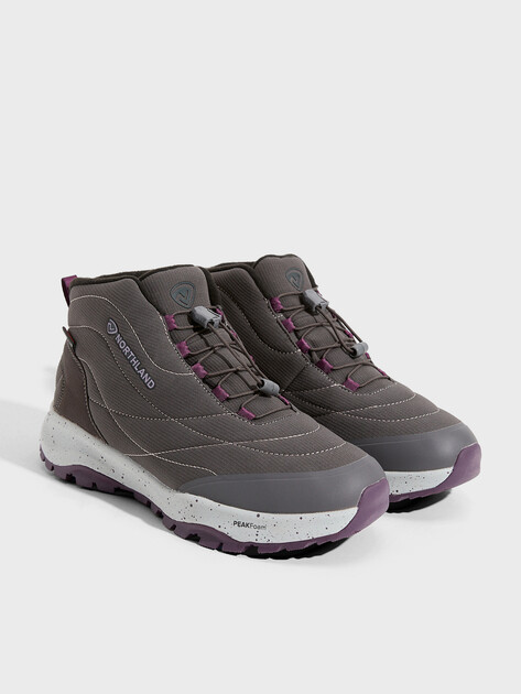 Женские кроссовки для хайкинга/треккинга NORTHLAND Fels Nylon Mid W Term, Артикул 135662, коричневато-серый | 4554091. Ракурс 2