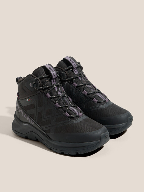 Женские кроссовки для хайкинга/треккинга NORTHLAND Ramsau Mid HDry W, Артикул 136388, черный | 4554293. Ракурс 2