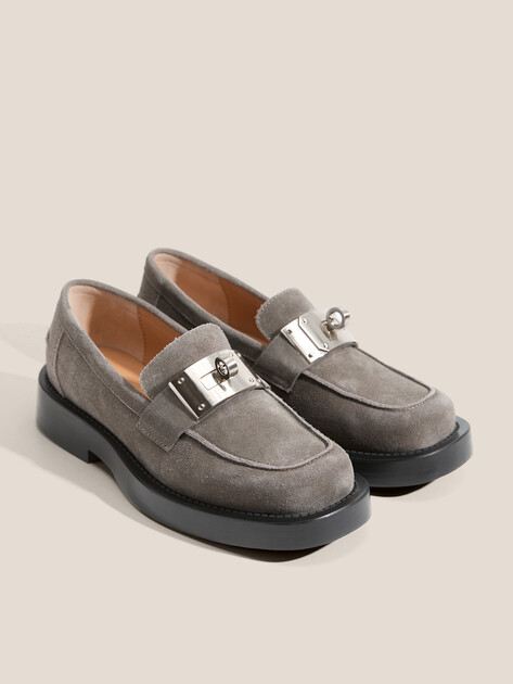 Женские лоферы TENDANCE, Артикул YS-48162A-2, зеленовато-серый | 4554914. Ракурс 3