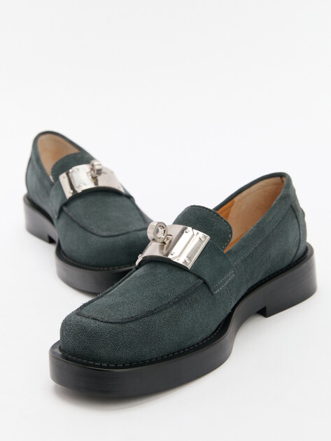 Женские лоферы TENDANCE, Артикул YS-48162A-2, зелено-серый | 4554930. Ракурс 6