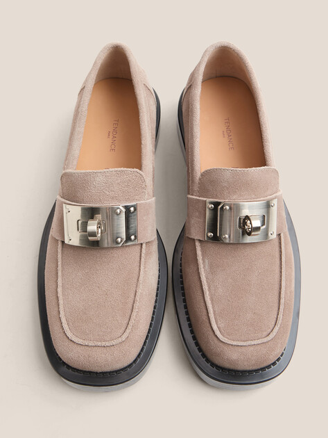 Женские лоферы TENDANCE, Артикул YS-48162A-2, пыльно-коричневый | 4554938. Ракурс 5