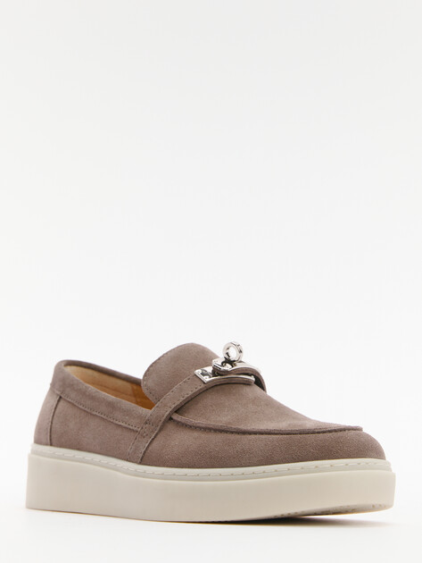 Женские лоферы TENDANCE, Артикул YS-005A-22, пыльно-коричневый | 4555241. Ракурс 3