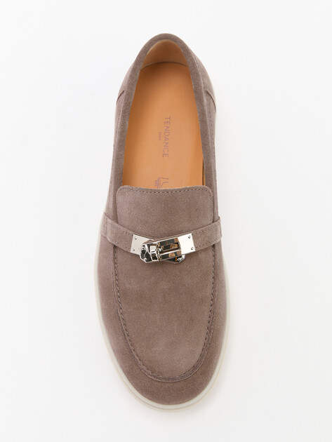 Женские лоферы TENDANCE, Артикул YS-005A-22, пыльно-коричневый | 4555241. Ракурс 5