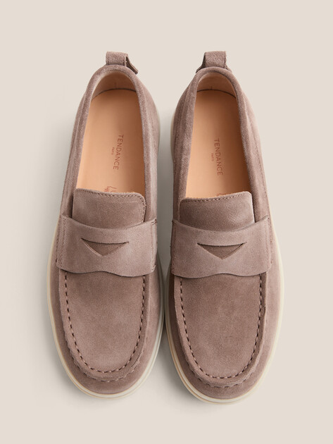 Женские лоферы TENDANCE, Артикул YS-005A-24, пыльно-коричневый | 4555444. Ракурс 5