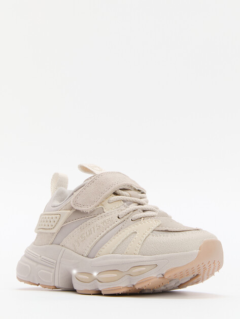 Детские кроссовки КОТОФЕЙ, Артикул 344514-71, бежевый | 4557634. Ракурс 2