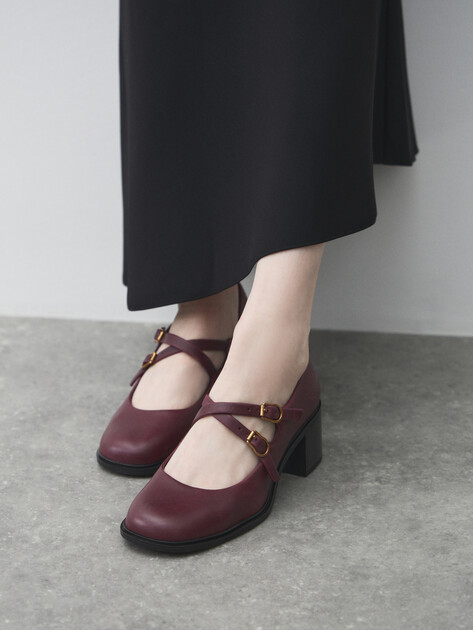 Женские туфли мэри-джейн TAMARIS MARBELLA, Артикул 1-1-22411-45, бордовый | 4558714. Ракурс 6