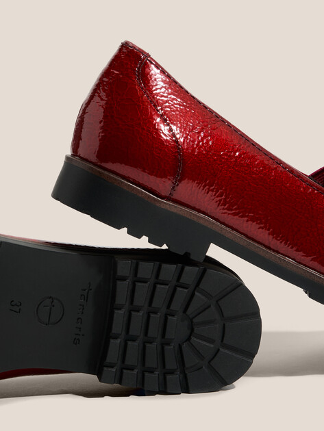 Женские лоферы TAMARIS CAREEN, Артикул 1-1-24239-42, вишневый | 4559512. Ракурс 3 Женские лоферы TAMARIS CAREEN, Артикул 1-1-24239-42, вишневый | 4559512. Ракурс 3