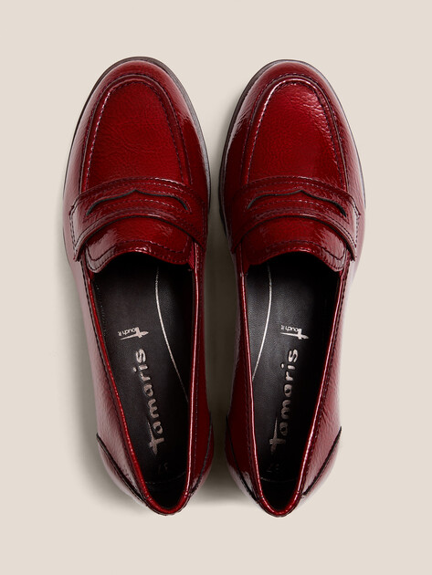 Женские лоферы TAMARIS CAREEN, Артикул 1-1-24239-42, вишневый | 4559512. Ракурс 4 Женские лоферы TAMARIS CAREEN, Артикул 1-1-24239-42, вишневый | 4559512. Ракурс 4