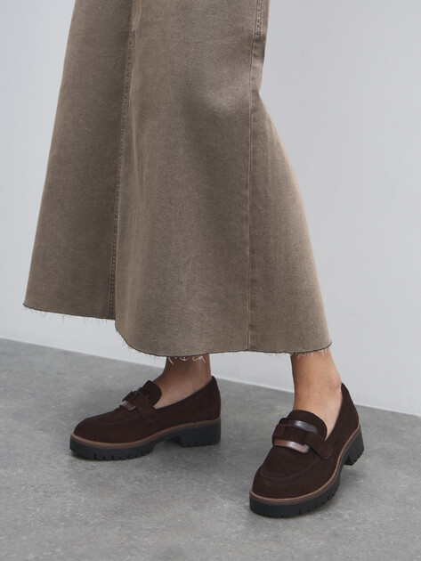 Женские лоферы TAMARIS FLORA, Артикул 1-1-24722-43, темно-коричневый | 4559683. Ракурс 6